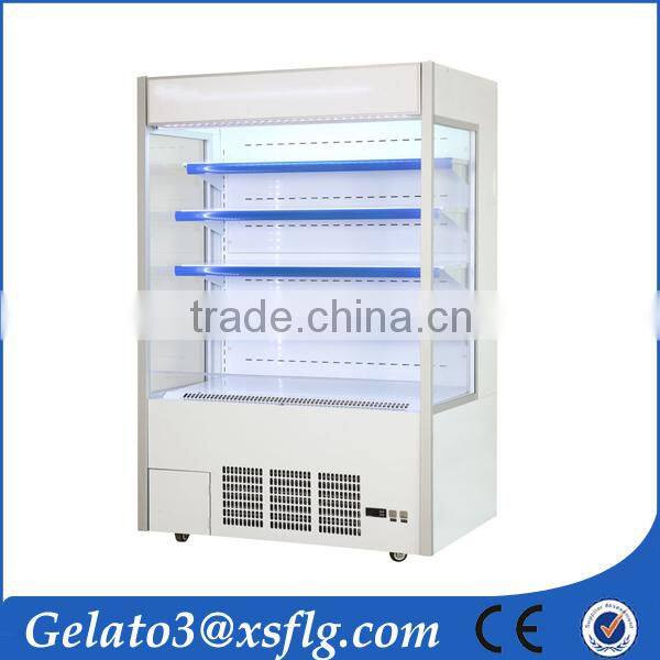 Supermarket used refrigerator open display case