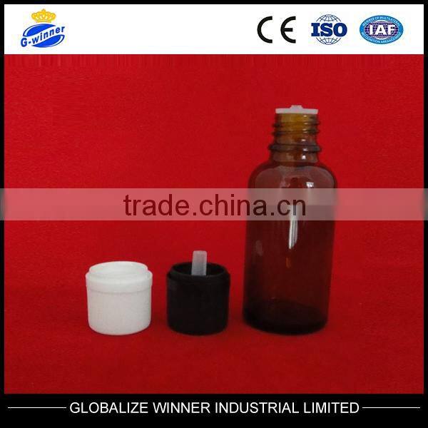 blue gass bottle with plastic cap screw cap