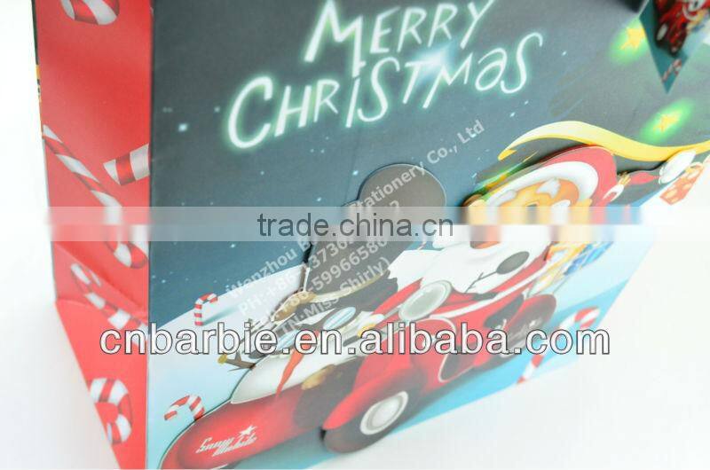 custom printed christmas recycled paper bags