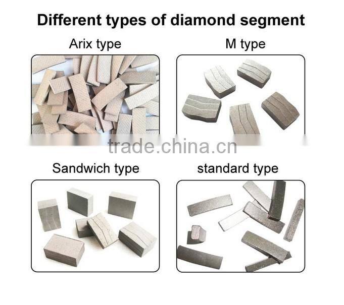 1000mm diamond segment for marble