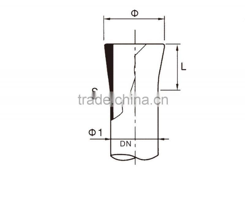 new clear pyrex pipe glass tube