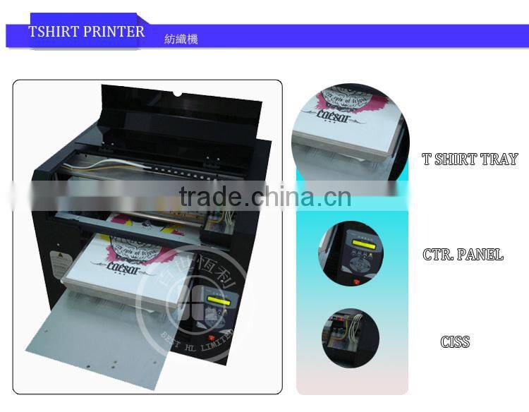high resolution eco solvent inkjet printer/ DVD/CD uv flatbed printer