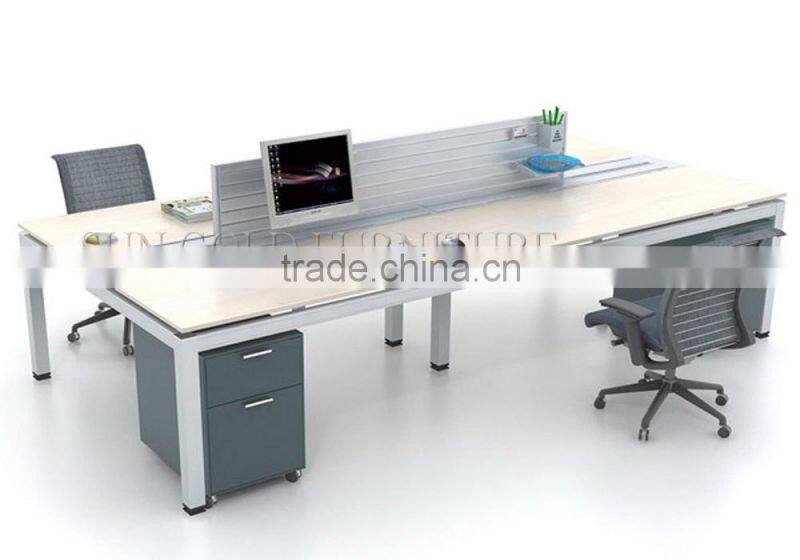 Linear commercial office furniture, Straight cheap saving space office desk (SZ-OD145)