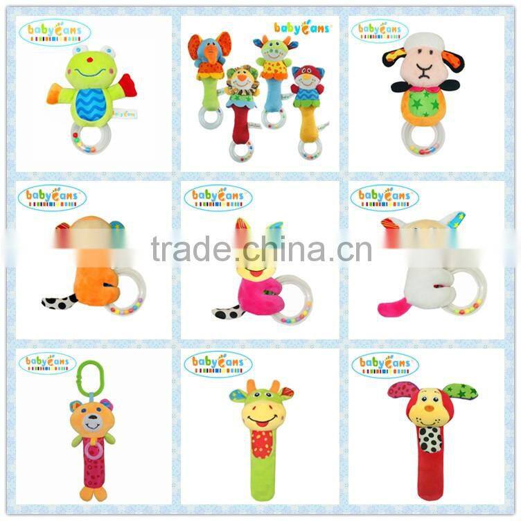 babyfans Stuffed Cute Musical Fish Toy Educational Baby Toys Baby Rattle