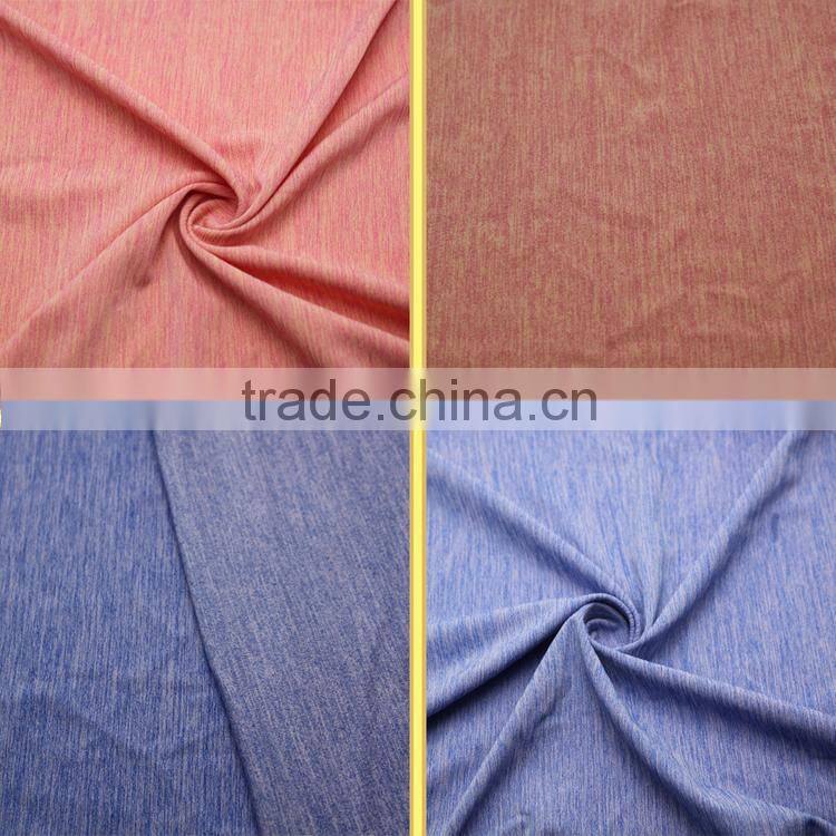Alibaba supplier new arrival light weight space dye yarn textile for singlets