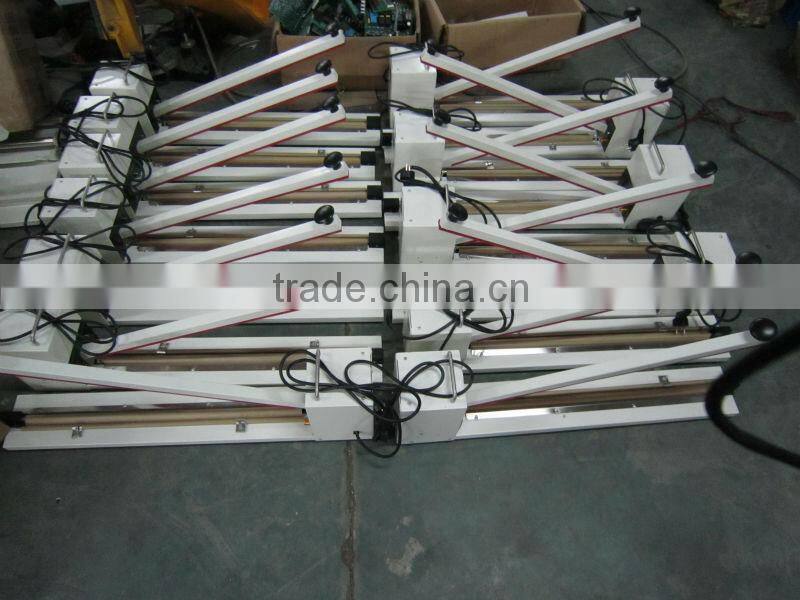 2015 new hot selling professional plastic Manual lengthen hand impulse heat isostaic press sealing sealer