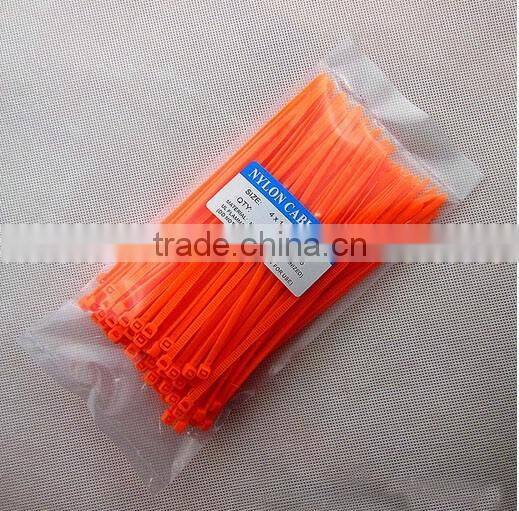 Factory Direct Sale 4*150mm Color Self-Locking Plastic Nylon 66 Cable Tie