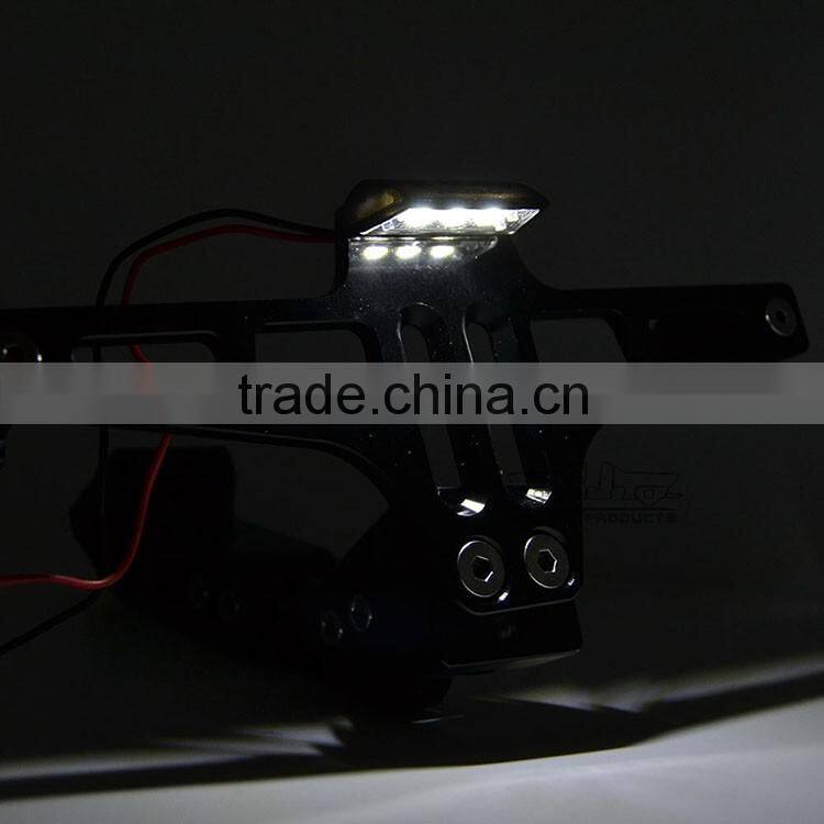 BJ-LPL-039 Replacement Aluminum Sport Bike Universal LED License Plate Bracket Light