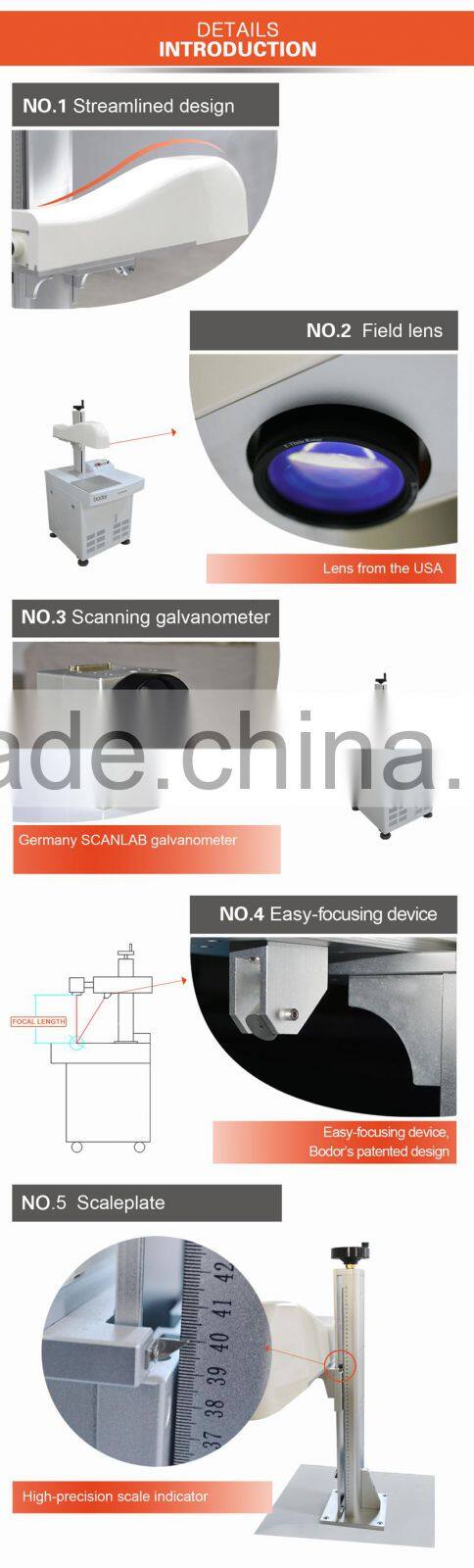 used portabl fiber laser marking machine from China