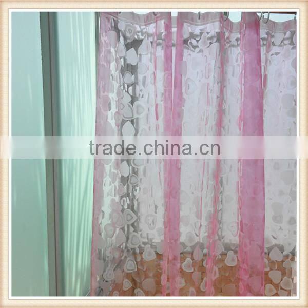 Colorful China supplier crystal shower curtain