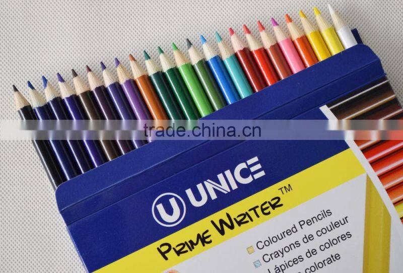 Black Wood Fluorescent Coloured Pencil; Fluorescent Lead Coloured Pencil