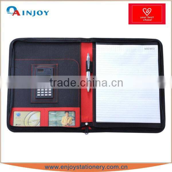 custom zipper portfolio