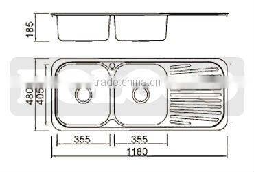 stainless steel sink,overmounted sink,stainless steel kitchen sink cabinet BL-868