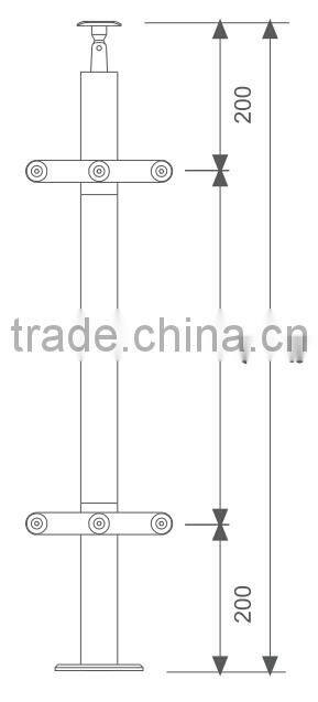 stainless steel modern railings for balconies