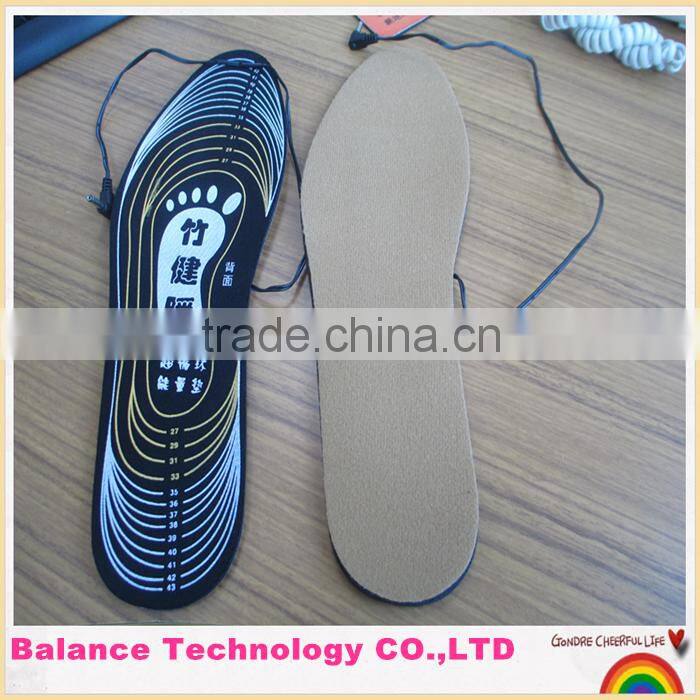 2016 Super Warm Rechargeable shoes heating pad / Lithium Battery Insole,
