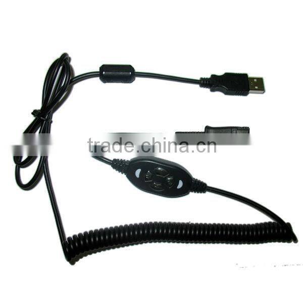 Professional binaural usb headset for pc HSM-902TPQDUSBC