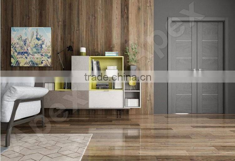 European model door style ash wood veneer flush door interior door