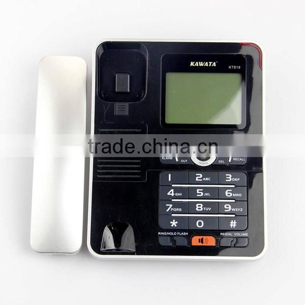 Factory direct hands free remote control 2 line caller id box