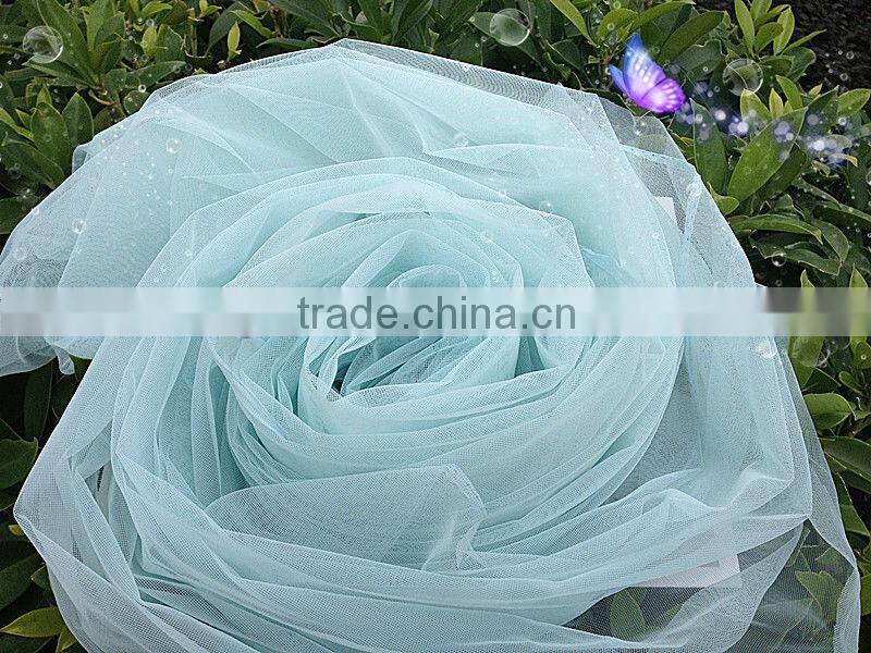 100% 20D nylon semidull square net warp knitted grey fabric