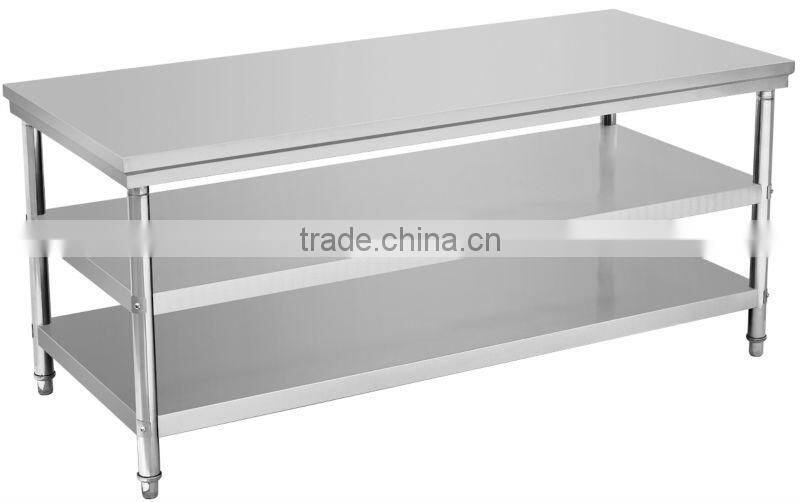 Commercial kitchen stainless steel work table with under shelf BN-W12
