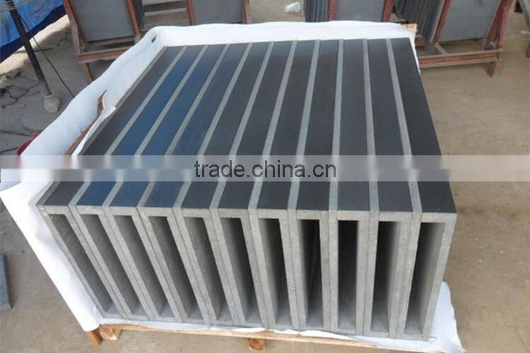 Manufacturer supply high quality polished black basalt tile