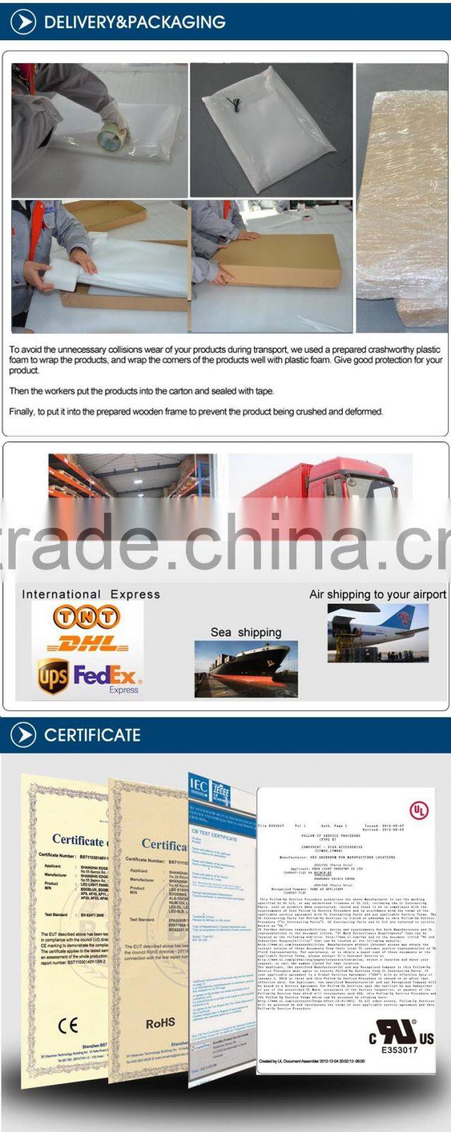 led light plastic frame led light panel lighting picture frame for decoration display