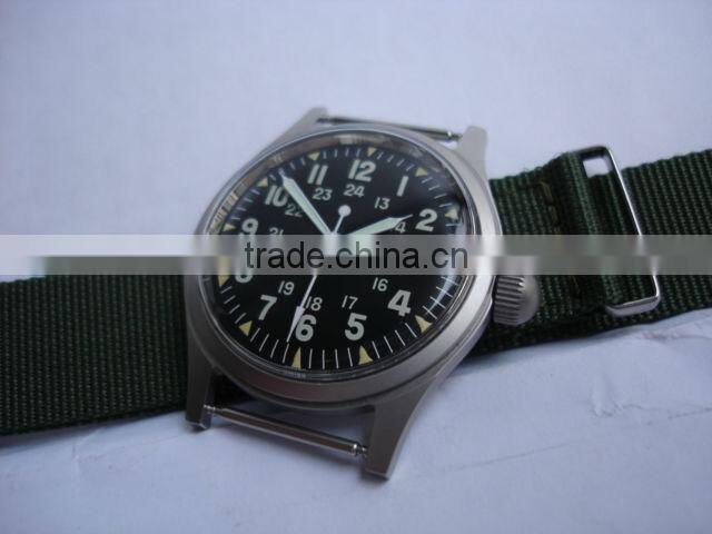 Cheap one piece nylon band watch