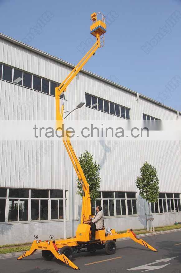 12 m CE cheap sale china genie boom lift/telescopic boom lift