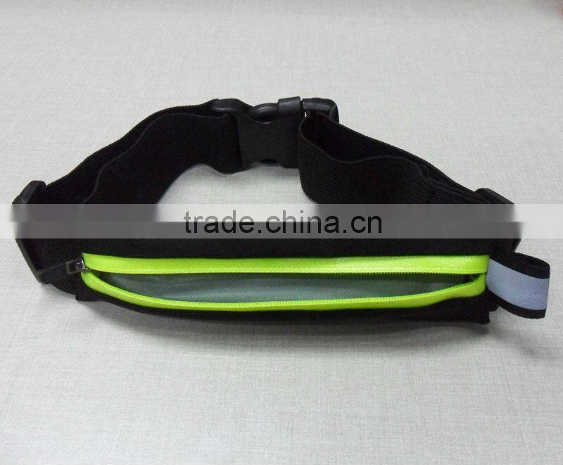 Wholesale custom sport waistbag for outdoor/Factory comfortable sport gym waistbag/ adjustable strap waistbag for sale