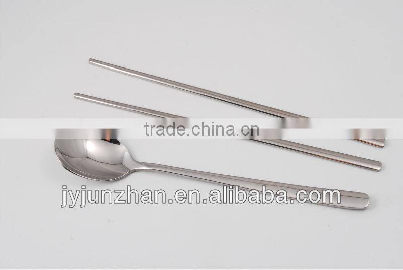 STAINLESS STEEL CHOPSTICKS MADE BY JIEYANG FACTORY FIRECTLY WITH LOW PRICE