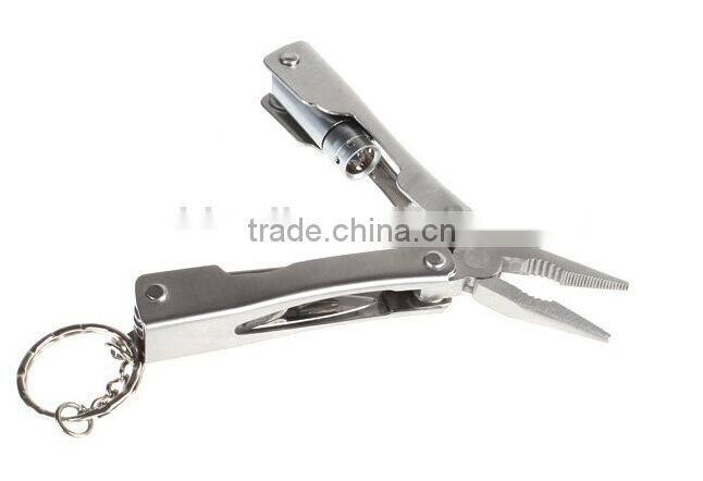 outdoor camping multi functional pliers with LED light