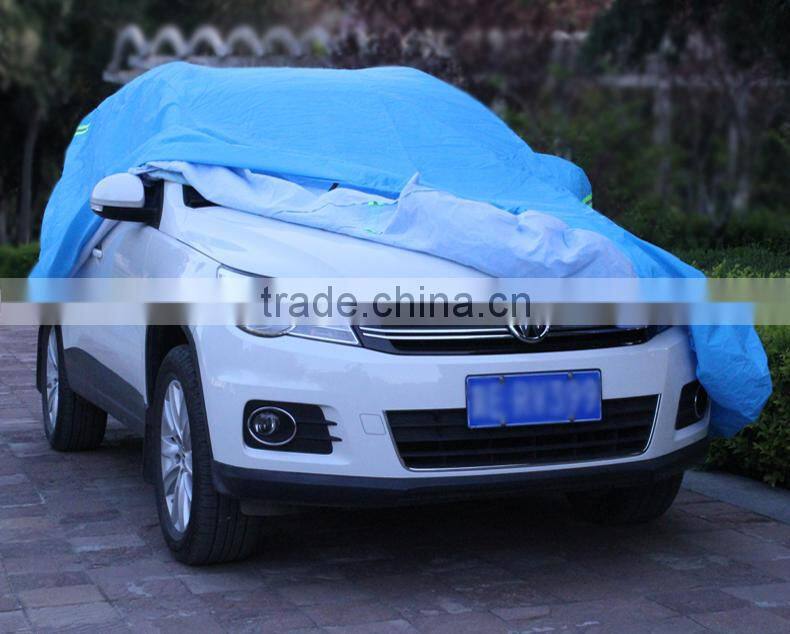 high qualtity aluminium foil car cover silver color