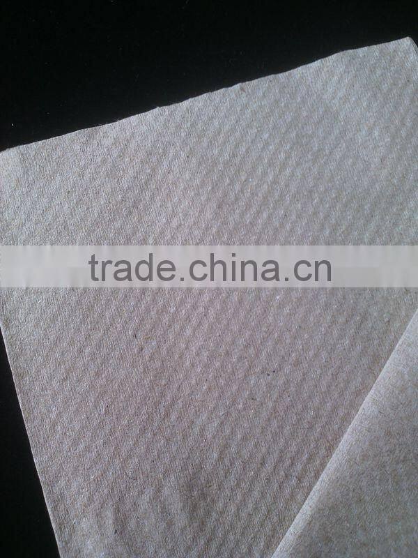 250sheets/pack Size and 1 Ply Layer Brown Single fold paper towel