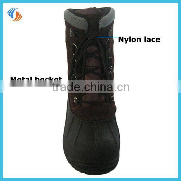 2014 new winter leather snow boots