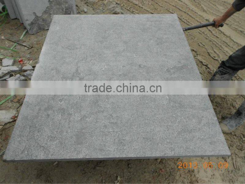 Chinese blue limestone flamed tile