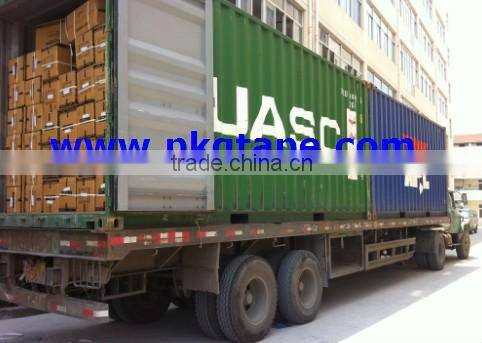 Tape dispenser for many kinds of adhesive tapes with handle