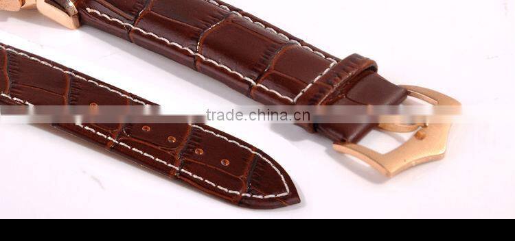 Newest Luxury Automatic Leather Strap Men Wrist Watch Gift