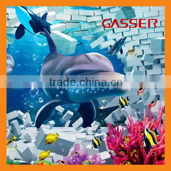 modern design thick pvc wallpaper with deep pattern