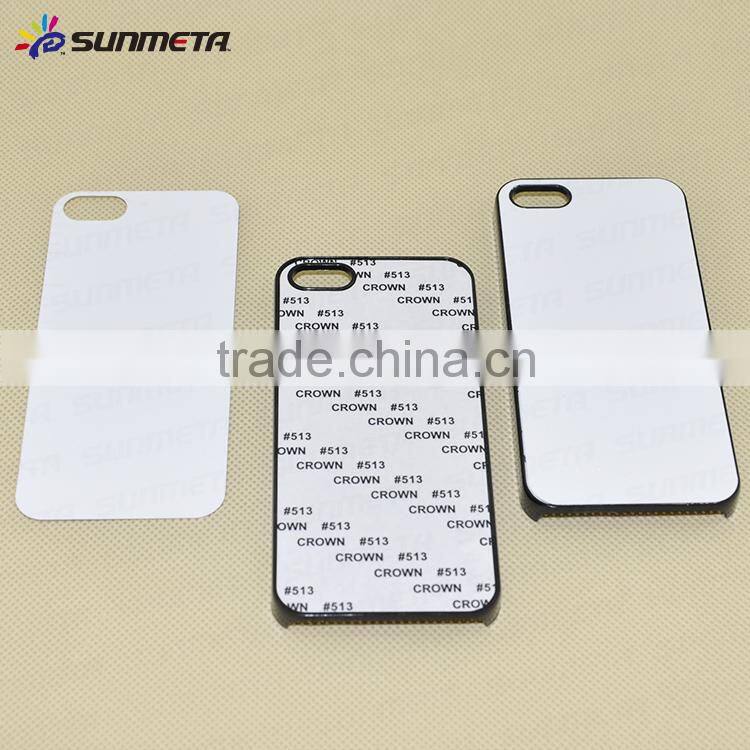 sublimation phone case with aluminum sheet for IPHONE5