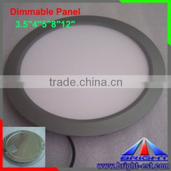 10W round LED panel light,AC 100-240v flat panel lighting
