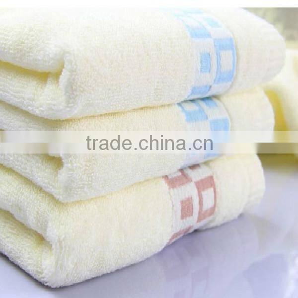 Pure cotton weak twist satin embrodiery super soft face towel