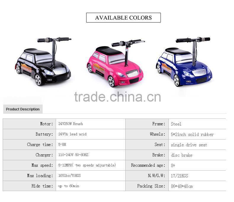 Yongkang Mototec New Design electric car kids 24v 250w