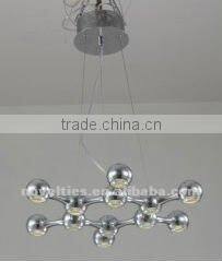 LED Electroplating Ball Chandelier Modern Minimalist Lighting Lamp