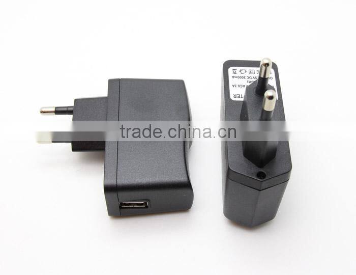 Factory supply EU US UK plug 5V 2A portable usb wall charger