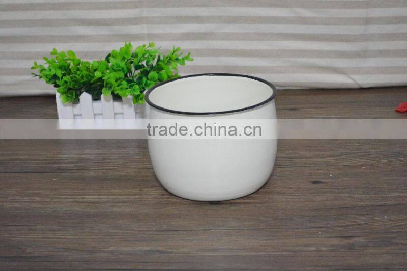 Fuzhou fuquan logo customized enamel metal jar