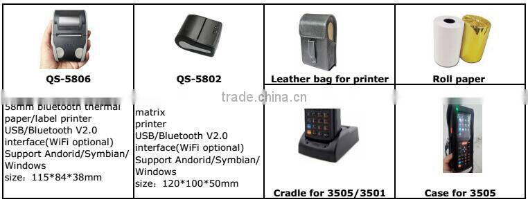 Smartphone Mobile mini bluetooth printer bluetooth mini printer mini thermal bluetooth printer