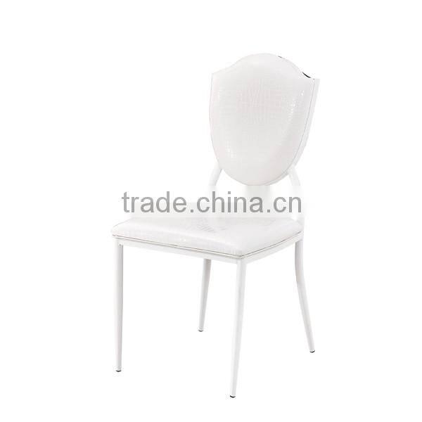 modern office furniture leather cover z shape dining chair