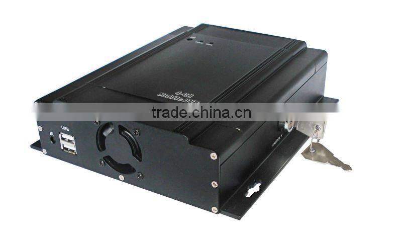 4-CH Hard Disk Vehicle DVR with Built-in 3G and Wifi Module