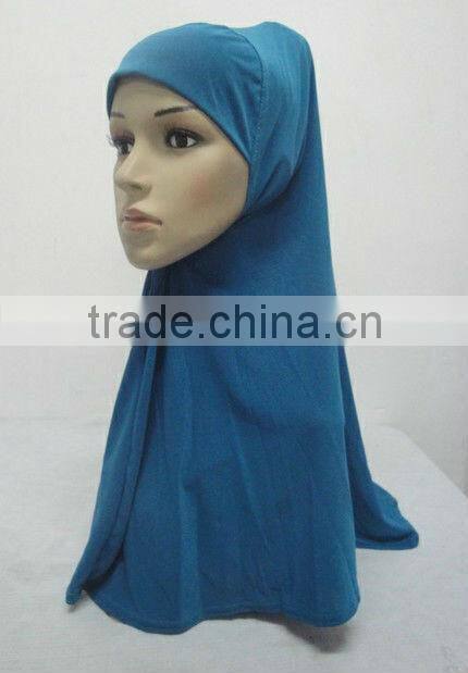 H188 plain muslim hijab,simple comfortable hijab