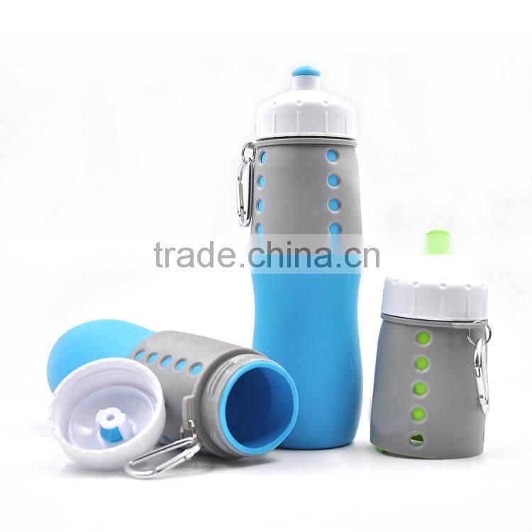 Silicone Water Bottle Design Patent 650ML Silicone Sport Bottle